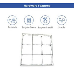 Fabric Pop Up Straight - Hardware only