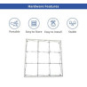 Fabric Pop Up Straight - Hardware only