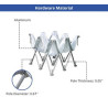 Fabric Pop Up Straight - Hardware only