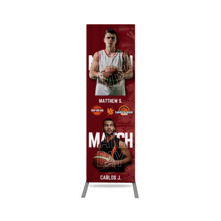 Economy EZ Extend Fabric Display Stand, Double Sided Package (4' x 6.5ft)