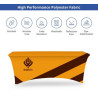 Stretch Table Cover - 4Sided with Zipper Back - Sleek Fit (8' x 2.5')