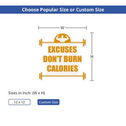 1' x 1' Die-Cut Floor Decal