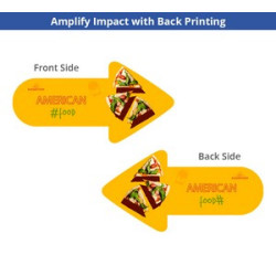 Directional Arrow Signs, Double Sided (4' x 1.5ft)
