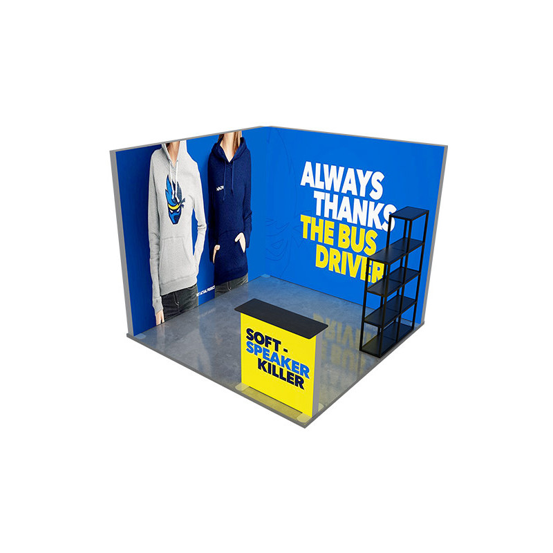10' Backlit Trade Show Display - Design 3 (Single Sided)
