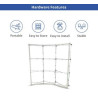 10' x 8' Step and Repeat Fabric Pop Up Straight Display Package