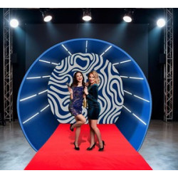 Half Circle Photo Booth Enclosure (Graphic only)
