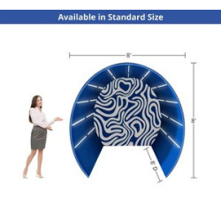 Half Circle Photo Booth Enclosure (Graphic only)