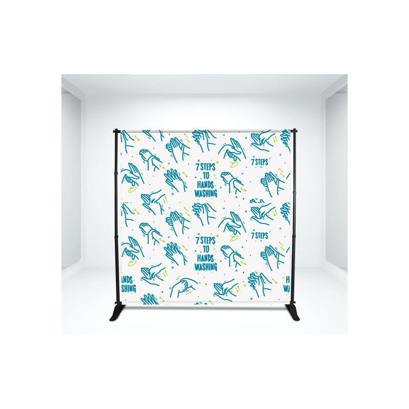 Step and Repeat Backdrop Package (8' x 8') - Vinyl