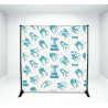 Step and Repeat Backdrop Package (8' x 8') - Vinyl