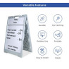 Economy Dry-Erase A-Frame with 1 Blank Panel (2' x 3')