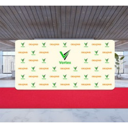 20' x 10' Step and Repeat Wall Box Fabric Display (Double Sided Package)
