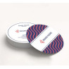 Circle Business Cards - Printed Front Only (2.5" dia)