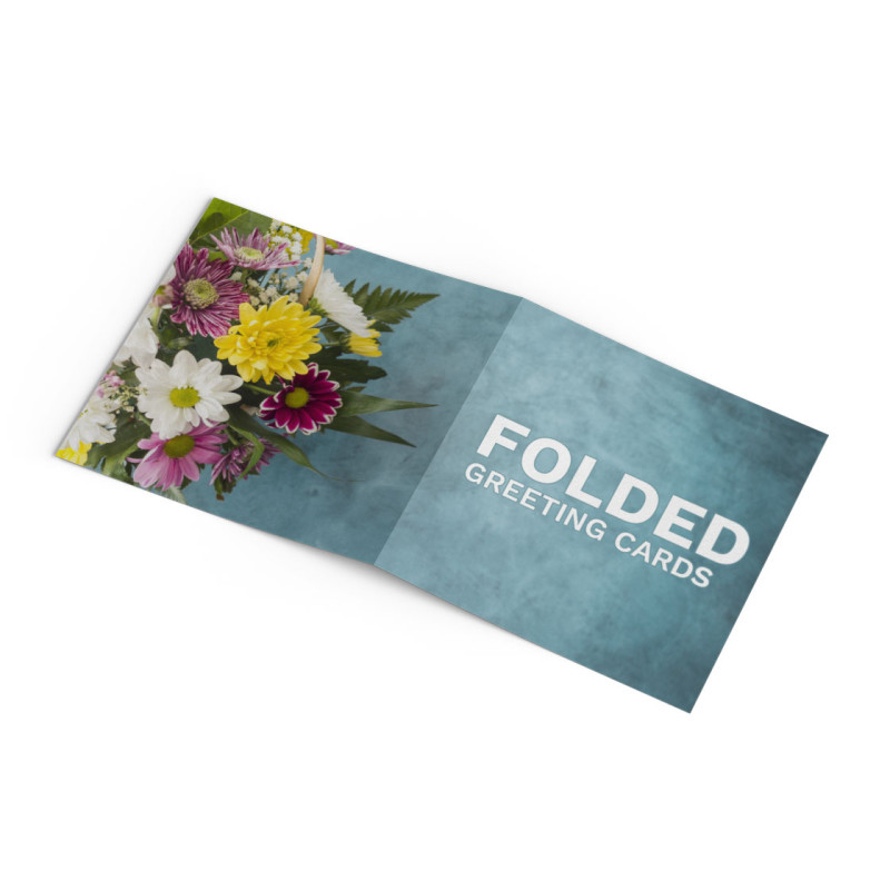 Folded Greeting Cards - 8.5" x 5.5" (Folds to 4.25" x 5.5")