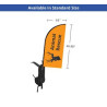 Backpack Flags - Blade Double Sided Package (19" x 46.98")