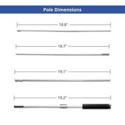 Backpack Flags - Blade Double Sided Package (19" x 46.98")