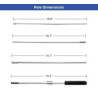 Backpack Flags - Blade Double Sided Package (19" x 46.98")