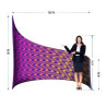 Spiral Photo Booth, Single Sided (10' x 8/4Ft)