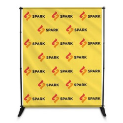 5' x 6' Step and Repeat Adjustable Banner Stands Package