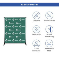 5' x 6' Step and Repeat Adjustable Banner Stands Package