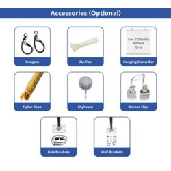 Custom Ultra Premium Vinyl Banners with Top Pole Pocket (1' x 1ft/SQFT)