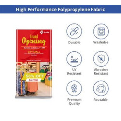 Silverstep 48" x 69" Retractable Banner Stand (Graphic only)