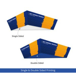 Sky Tube Tapered Triangle Hanging Banners, Single Sided