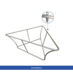 Sky Tube Tapered Triangle Hanging Banners, Single Sided
