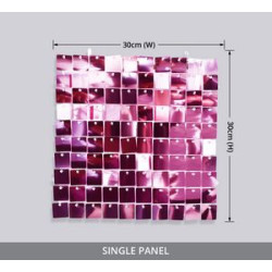 Shimmer Panel - Rose Gold Package (6' x 8ft)