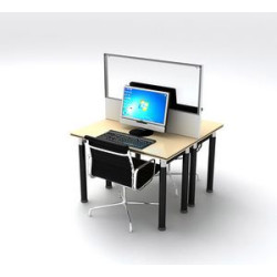 SEG Desktop Dividers - 2 Desk (4' x 2ft)