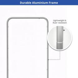 20' Magnetic Modular Fabric Displays 4 L Shape Sections (Single Sided)