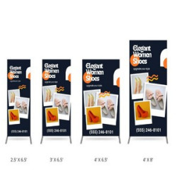 Custom Sizes Economy EZ Extend Fabric Display Stand (Hardware only)