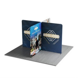 13' Magnetic Modular Fabric Displays - Cross Island Shape (Double Sided)