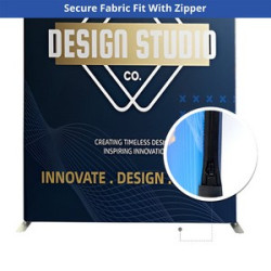 13' Magnetic Modular Fabric Displays - Cross Island Shape (Double Sided)