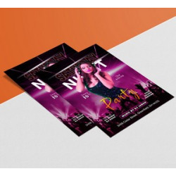 Club Flyers (Printed front Only)- 12pt. Cardstock Gloss