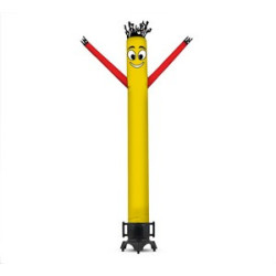 Yellow with Red Arms Inflatable Tube Man Package
