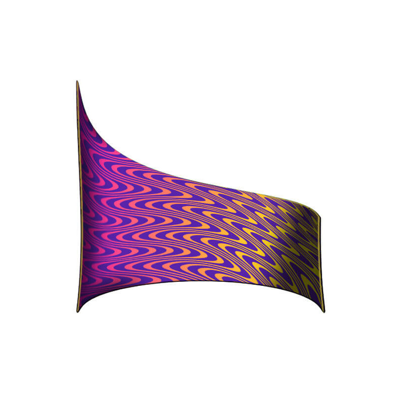Spiral Photo Booth, Double Sided (10' x 8/4Ft)