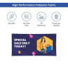 Premium Custom Vinyl Banners - Double Sided (1' x 1ft/SQFT)