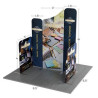 6.5' Magnetic Modular Fabric Display - Five Maglock Panels (Single Sided)