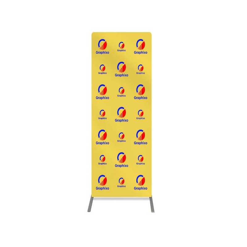 3' x 6.5' Economy Step and Repeat Banner Stand (Graphic only)