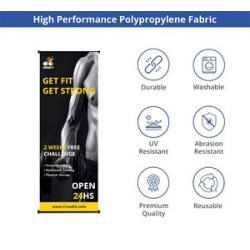 2' x 5.33' L Banner Stand (Graphic only)