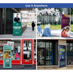 2' x 5.33' L Banner Stand (Graphic only)