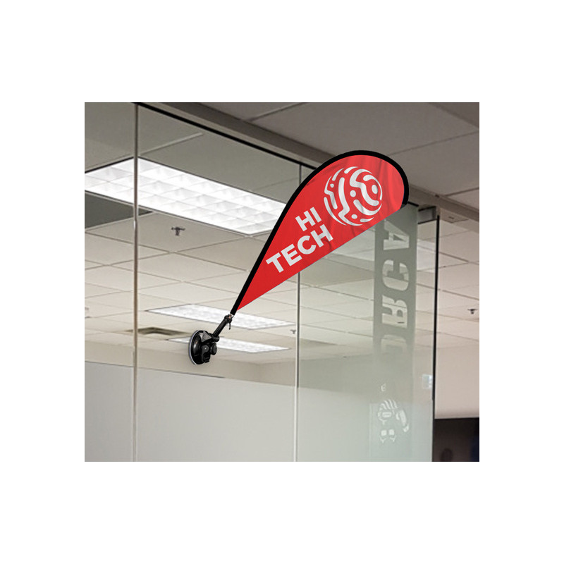 Suction Cup Flags - Teardrop Single Side Package (12.17'' x 23.78'')
