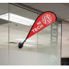 Suction Cup Flags - Teardrop Single Side Package (12.17'' x 23.78'')