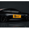 HIP Reflective Car Decals/Stickers (1' x 1')