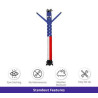 American Flag Inflatable Tube Man Package