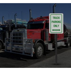 Reflective Truck Parking Only Signs (1' x 1ft) SQFT