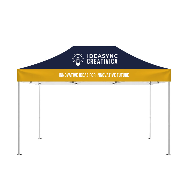 15' Aluminum Canopy Tent - Standard Tent Fabric (Frame + Topper)