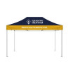 15' Aluminum Canopy Tent - Standard Tent Fabric (Frame + Topper)