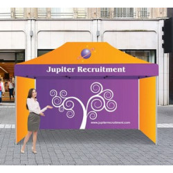 15' Aluminum Canopy Tent - Standard Tent Fabric (Frame + Topper)