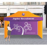 15' Aluminum Canopy Tent - Standard Tent Fabric (Frame + Topper)